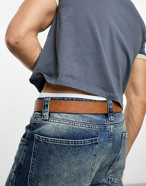 Ben Sherman – Gürtel in Hellbraun für Jeans mit Logo-Schlaufe | ASOS