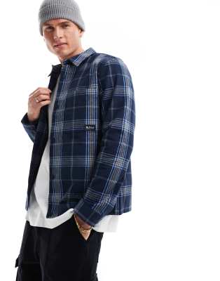 Ben Sherman Herringbone check overshirt in blue | ASOS