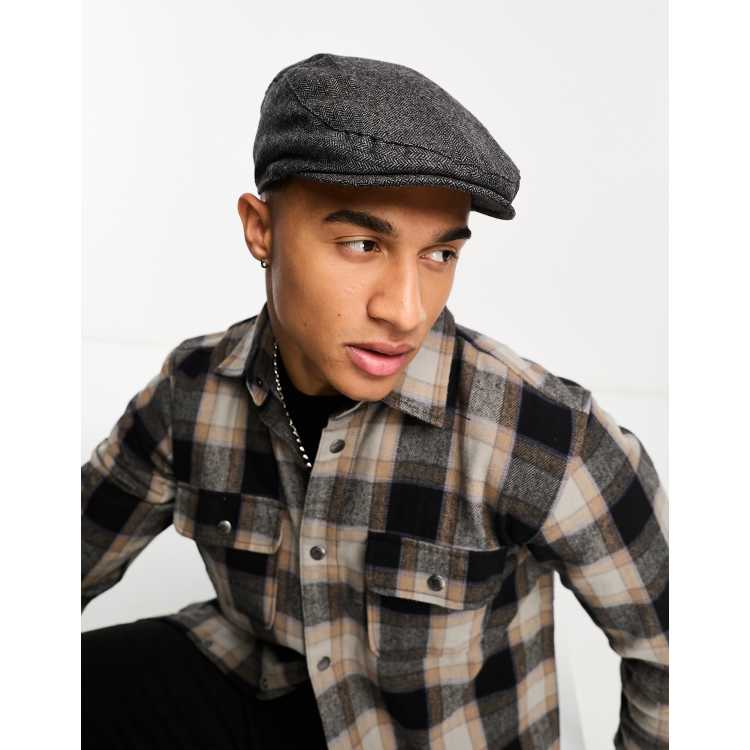 Fred perry store tweed flat cap