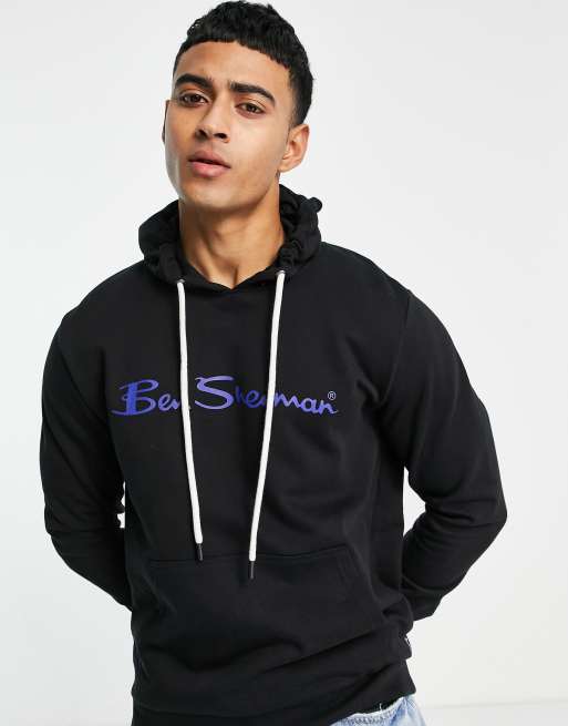 Ben Sherman – Kapuzenpullover in Schwarz