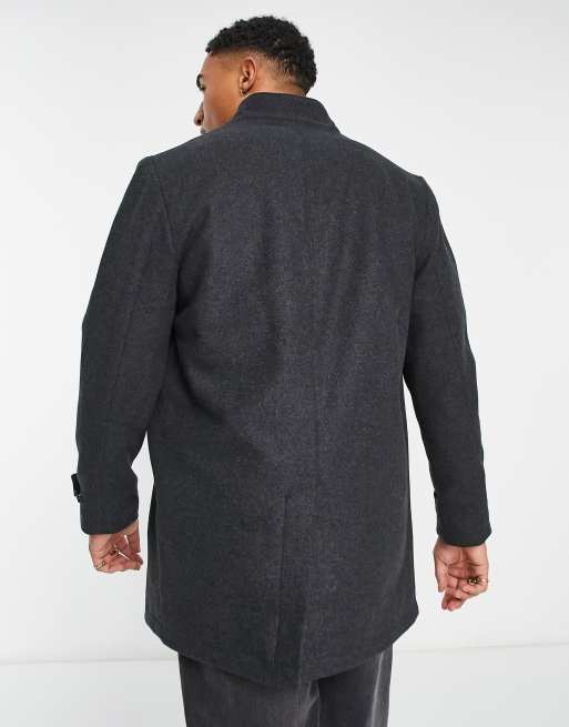 Ben Sherman - Korte jas met opstaande boord in antraciet, 4 van 4