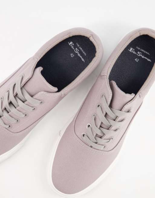 Ben sherman 2024 canvas plimsolls