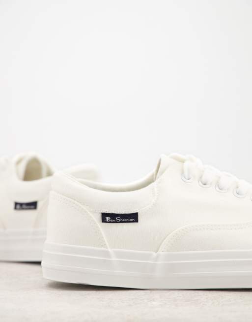 Ben sherman 2024 canvas plimsolls