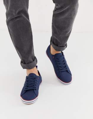 ben sherman leigh slip on canvas trainers