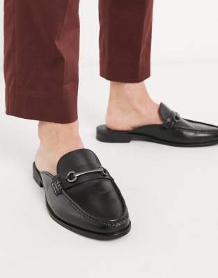 slip on backless loafers