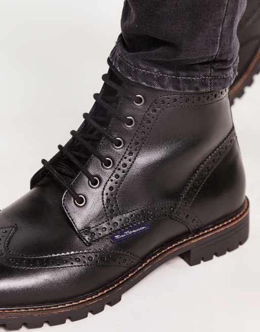 Ben sherman boots outlet black