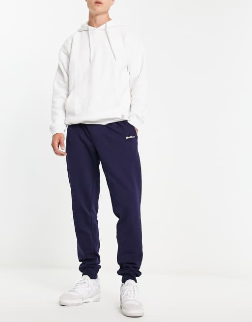 Ben Sherman – Marinblå mjukisbyxor med logga
