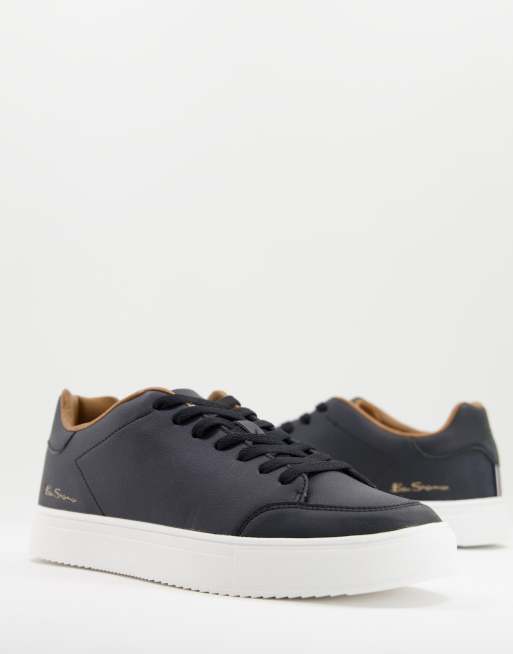 Ben sherman hot sale black trainers