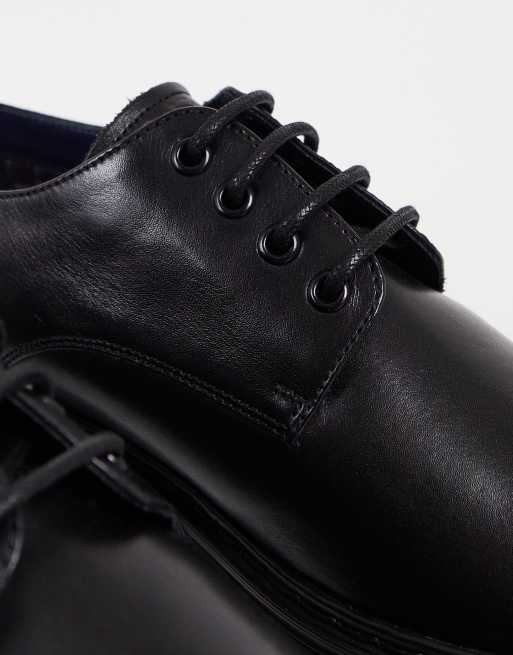 Ben Sherman – Mod – Schwarze Schnürschuhe aus Leder in weiter Passform, 3 von 4