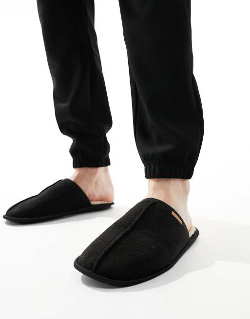 Ben Sherman mule slippers in black ClassicfuncenterShops