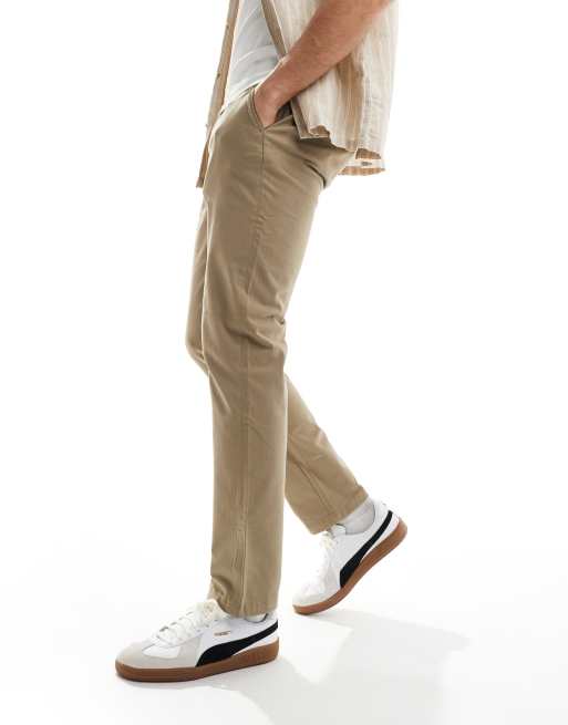 Ben Sherman – Naturvita stretchiga chinos med smal passform, 4 av 5