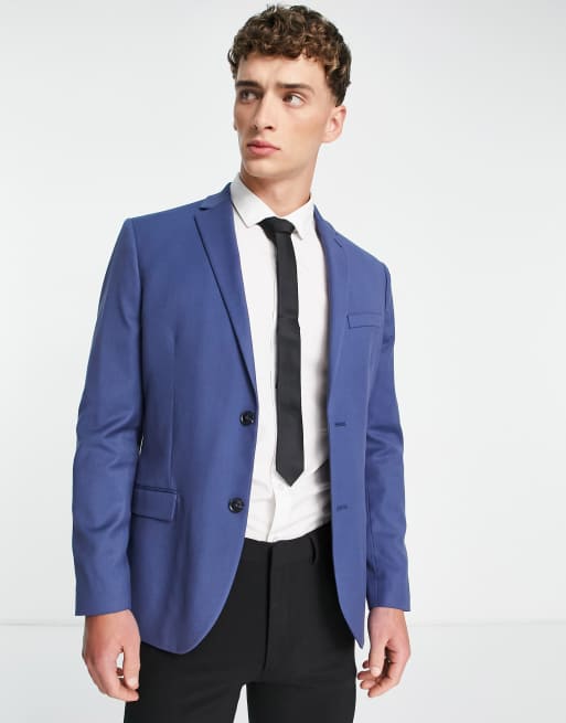 Ben Sherman – Niebieska marynarka garniturowa o obcisłym kroju