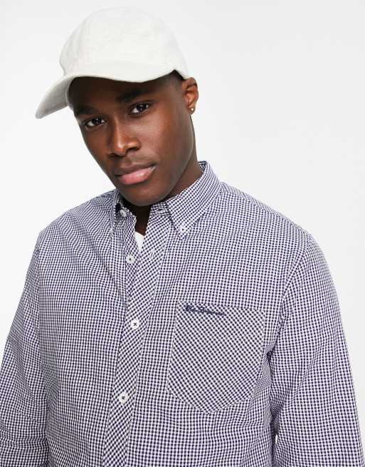 Ben Sherman - Overhemd met 2 mm gingham ruit en lange mouwen, 3 van 4