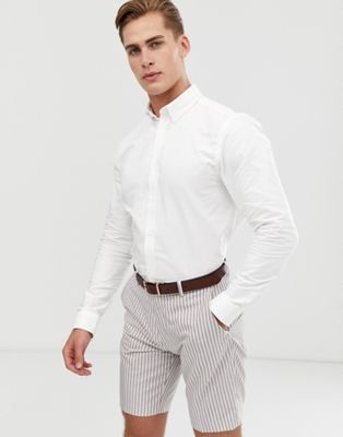 Ben Sherman - Oxford overhemd In wit