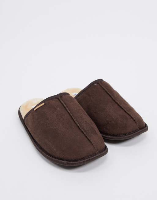 Ben Sherman - Pantoffelmuiltjes in bruin