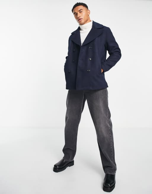 Ben Sherman peacoat in navy