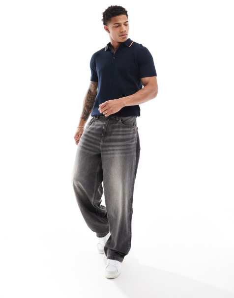 Ben Sherman - Polo texturé à manches courtes - Bleu marine foncé - view 1