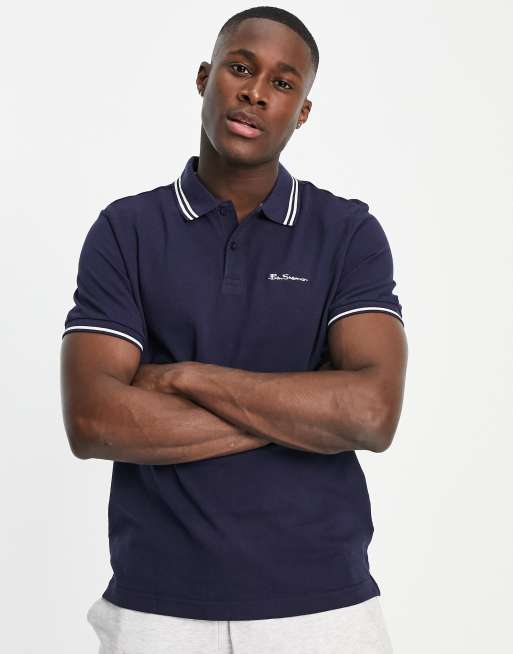 Ben Sherman - Poloskjorte med dobbelte kontrastkanter, 3 af 4