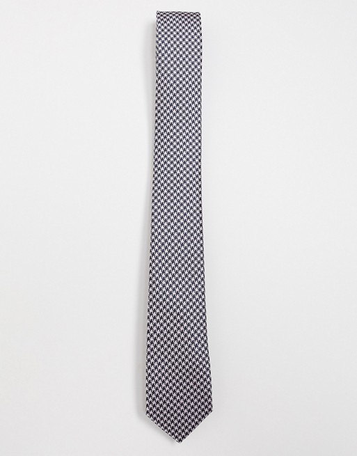 Ben Sherman puppy tooth checked tie