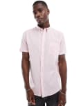 [Ben Sherman] Ben Sherman short sleeve linen shirt in pink Chest 36-38 Light pink