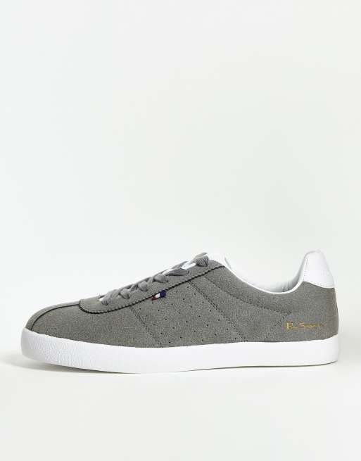 Ben Sherman – Skywalker – Sneaker aus Wildlederimitat in Grau