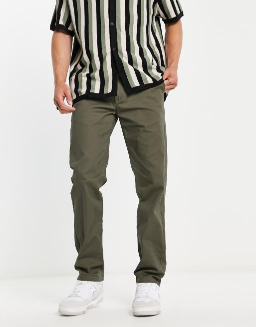 Ben Sherman slim fit stretch chino pants in khaki