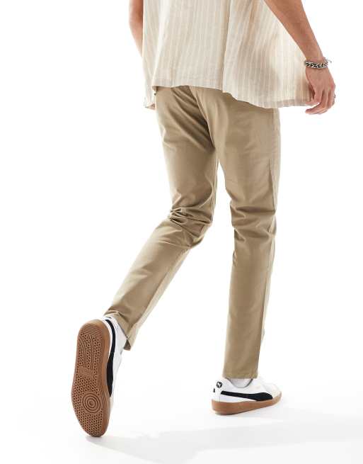 Ben Sherman slim fit stretch chino trouser in off white, 2 of 5