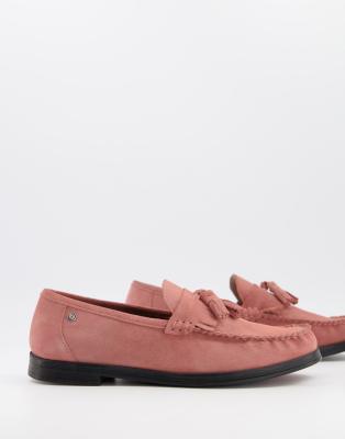 pink tassel loafers