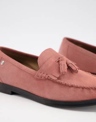 pink tassel loafers