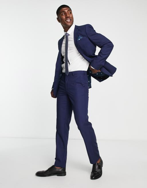 Dark navy suit pants