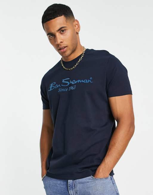 Ben Sherman - T-shirt met logoprint 
