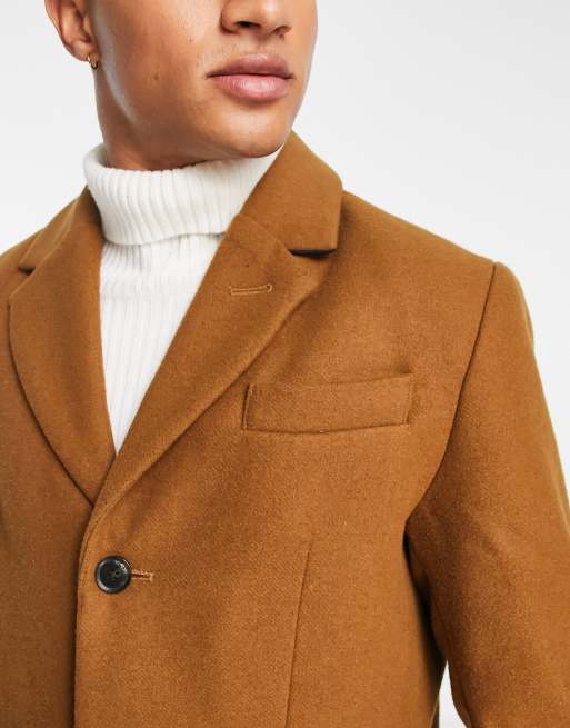 Ben sherman 2025 camel coat