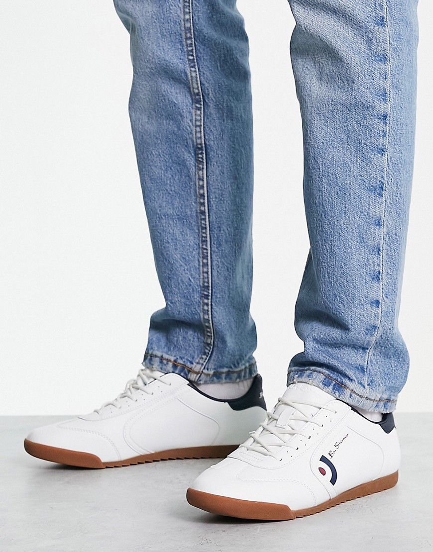 Ben Sherman Target Retro Sneakers-white