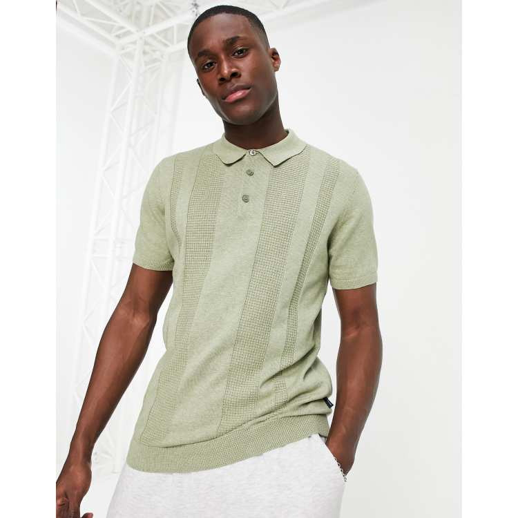 Ben sherman store knitted polo shirt