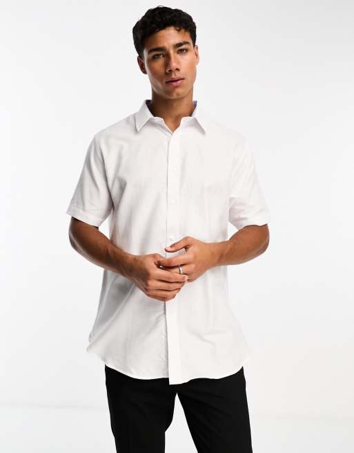 Ben sherman white shop short sleeve shirt