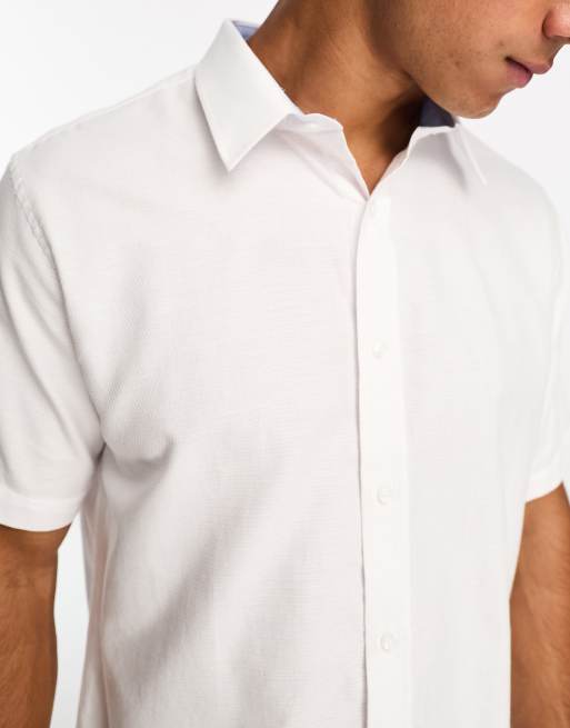 Ben sherman white 2025 short sleeve shirt