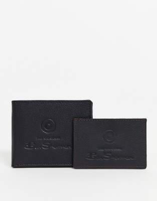 Ben Sherman - Travis - Portefeuille et porte-cartes en cuir
