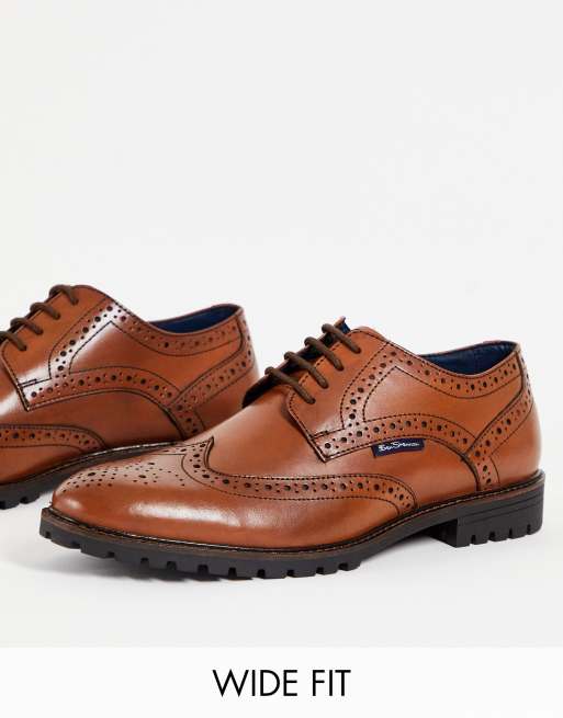 Ben sherman tan store brogues