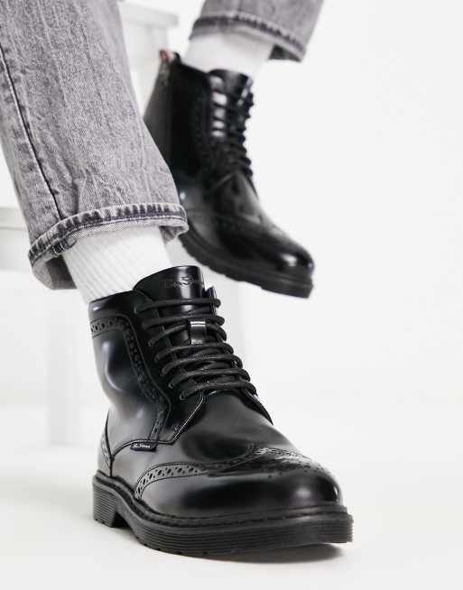 Wide fit hot sale brogue boots