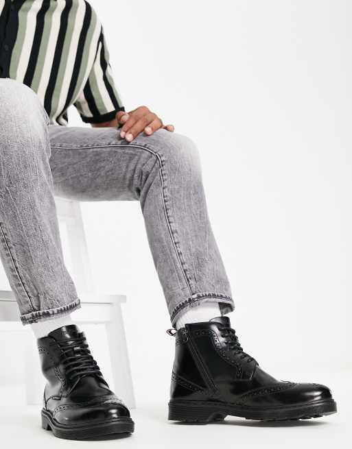 Ben sherman cheap black boots