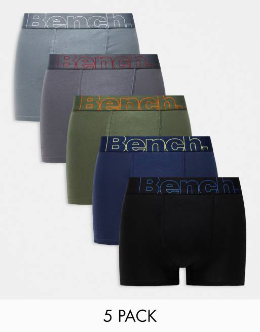 Bench - Fyler - Confezione da 5 boxer aderenti multicolore