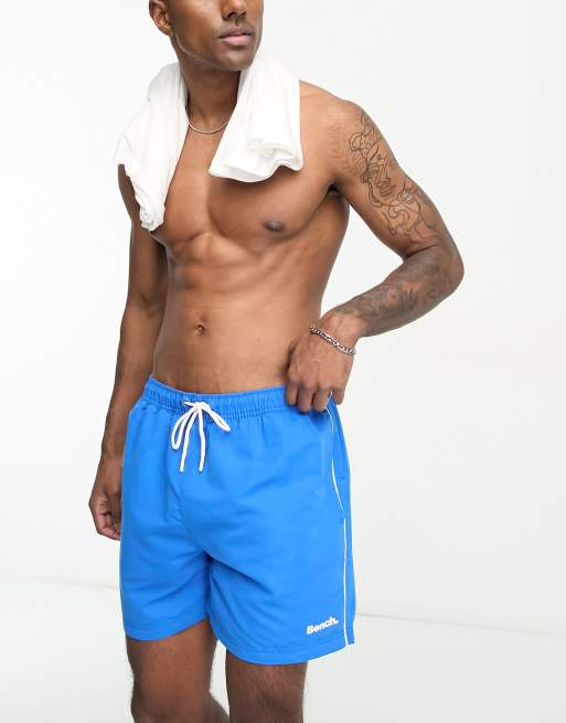 Bench logo detail swim shorts in blue | ASOS