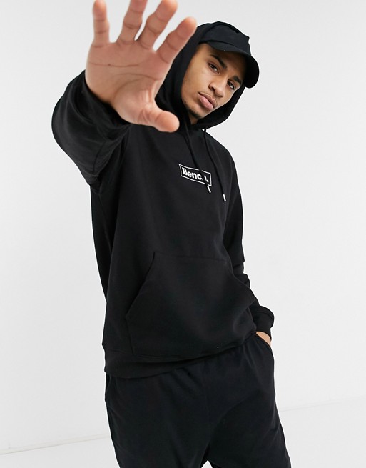 Bench logo hoodie co-ord in black