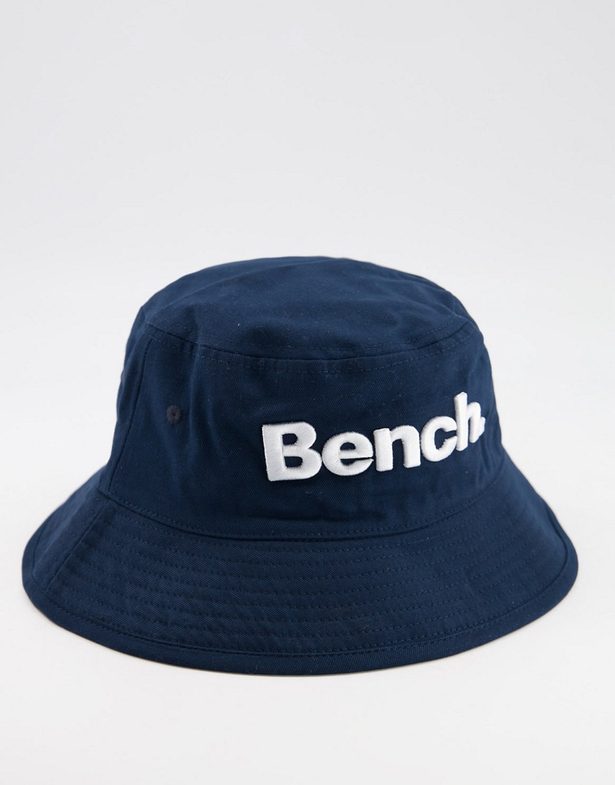 Bench – Marinblå solhatt med stor logga