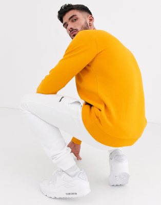 golden yellow sweatshirt