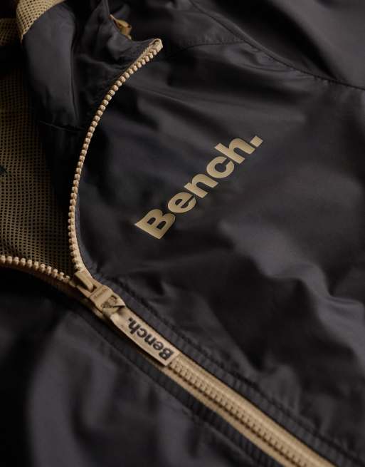 Bench x Superdry & Co - Bomber souple à capuche - Anthracite/dune, 2 de 5