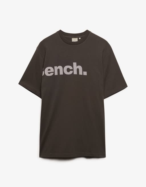 Bench x Superdry & Co Boxy logo t-shirt in black olive/ moonbeam, 2 of 4