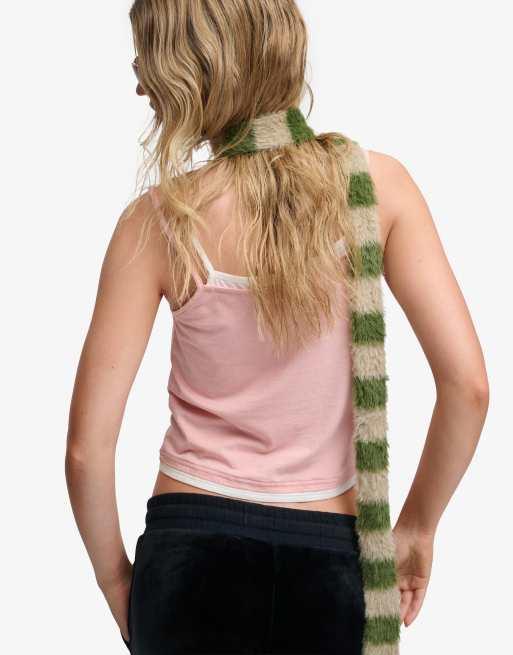 Bench x Superdry & Co - Débardeur ajusté effet superposé à bretelles fines - Rose bench et blanc, 3 de 5