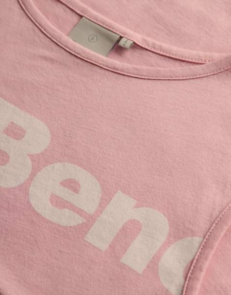 Bench x Superdry & Co - Débardeur ajusté effet superposé - Rose bench et blanc - view 1