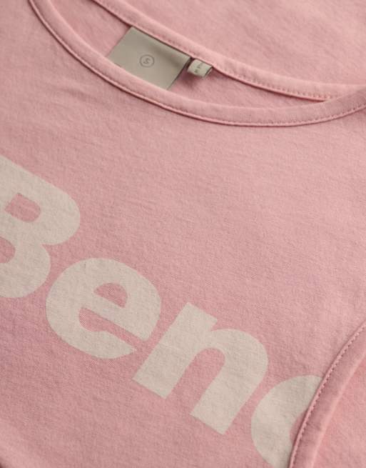 Bench. x Superdry & Co – Figurbetontes, mehrlagiges Tanktop in Bench.-Rosa und Weiß, 2 von 5